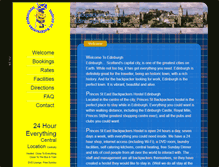 Tablet Screenshot of edinburghbackpackers.com